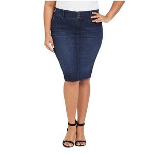 Torrid Denim Pencil Skirt - Premium Stretch Medium Wash